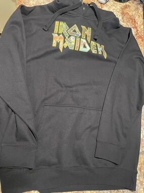 Iron Maiden Black Graphic Hoodie